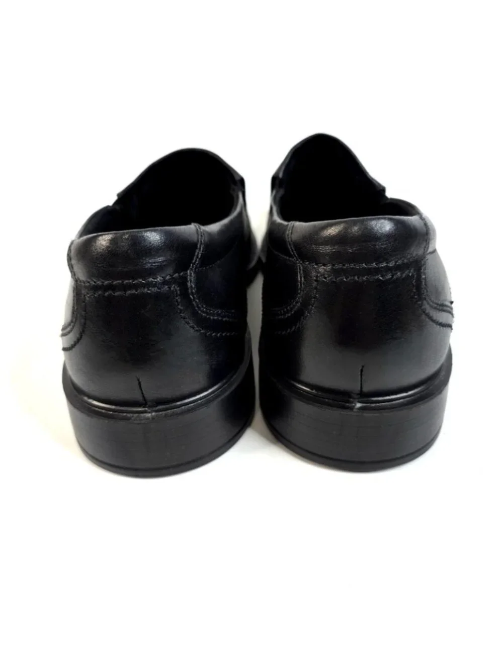 Ecco New Jersey Slip On Black Loafers Men's Size 13